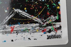 Deathwish Skateboards Skeleton Coffin Gothic Punk Z77 OG Skateboarding STICKER