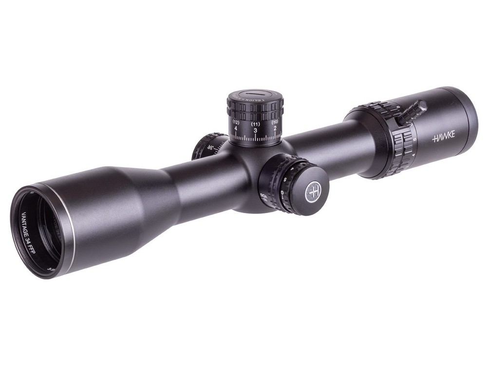 Hawke Vantage HD 34 3-15×44 IR SF FFP Mil Pro II, 34mm Tube