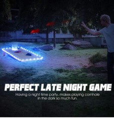 2set Multi‑Color LED Cornhole Board Lights – Full‑Size Night Play Game Holiday