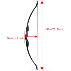 20/30/40lbs 54» Archery Takedown Recurve Bow Set Hunting for Beginner Teenager