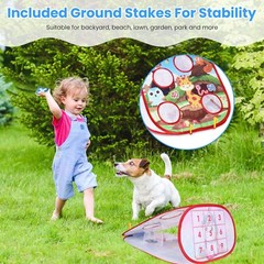 Bean Bag Toss Game Toy Outdoor Toss Game Family Party Supplies for Kids Toddlers