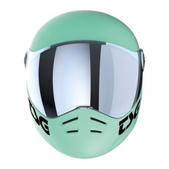 TSG Pass 2.0 Full Face Helmet , Downhill Skateboarding, L (58-60 cm), Mint Blue