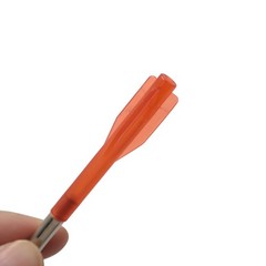 Red 7.6cm Short Slingshot Darts – 6mm Thick, Metal Tip, Plastic Body for Hunting