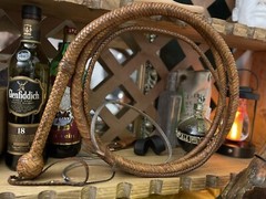 INDIANA JONES – F&G CUSTOMS 10-ft Kangaroo Bullwhip Cosplay ANY INDY FILM STYLE