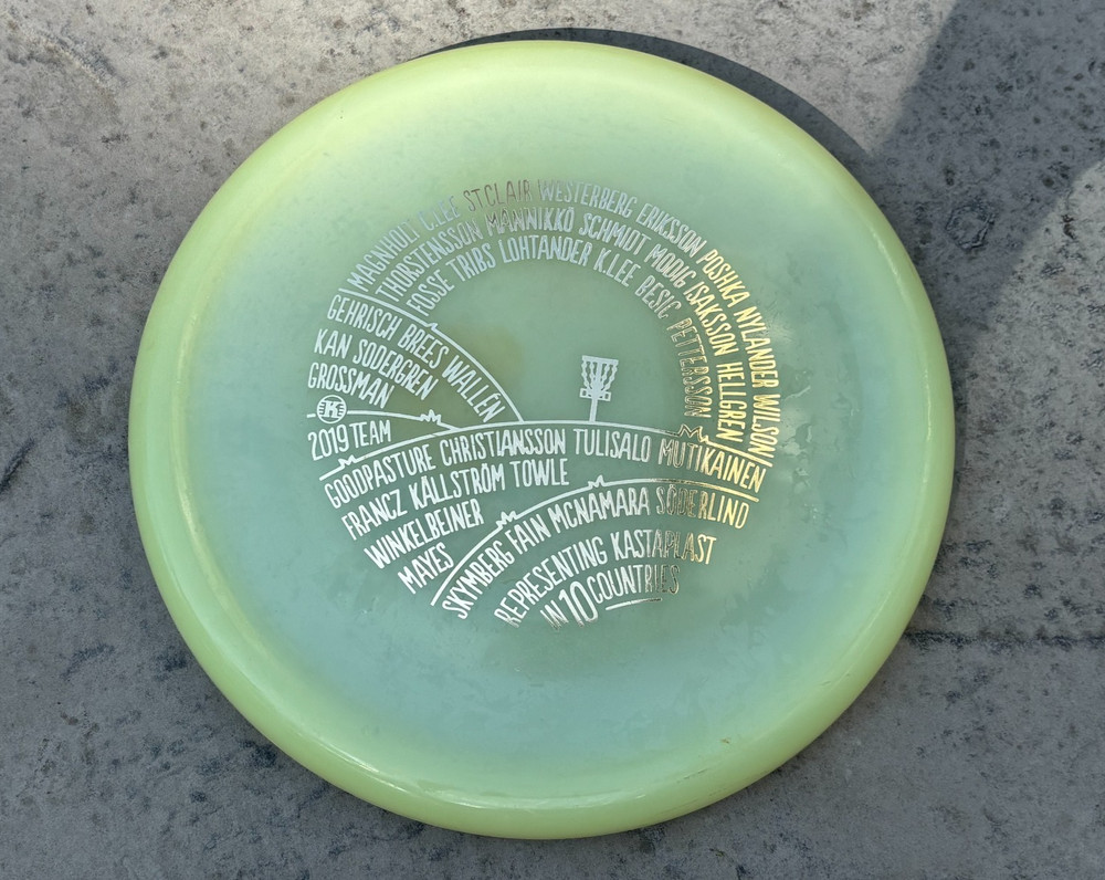 Kastaplast Glow Berg 2019 Team Series – Extremely Rare Vintage K1 Glow Putter