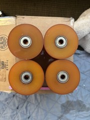 Power Paw 50/50 dual durometer Skateboard Wheels NOS 70’s Extremely Rare large