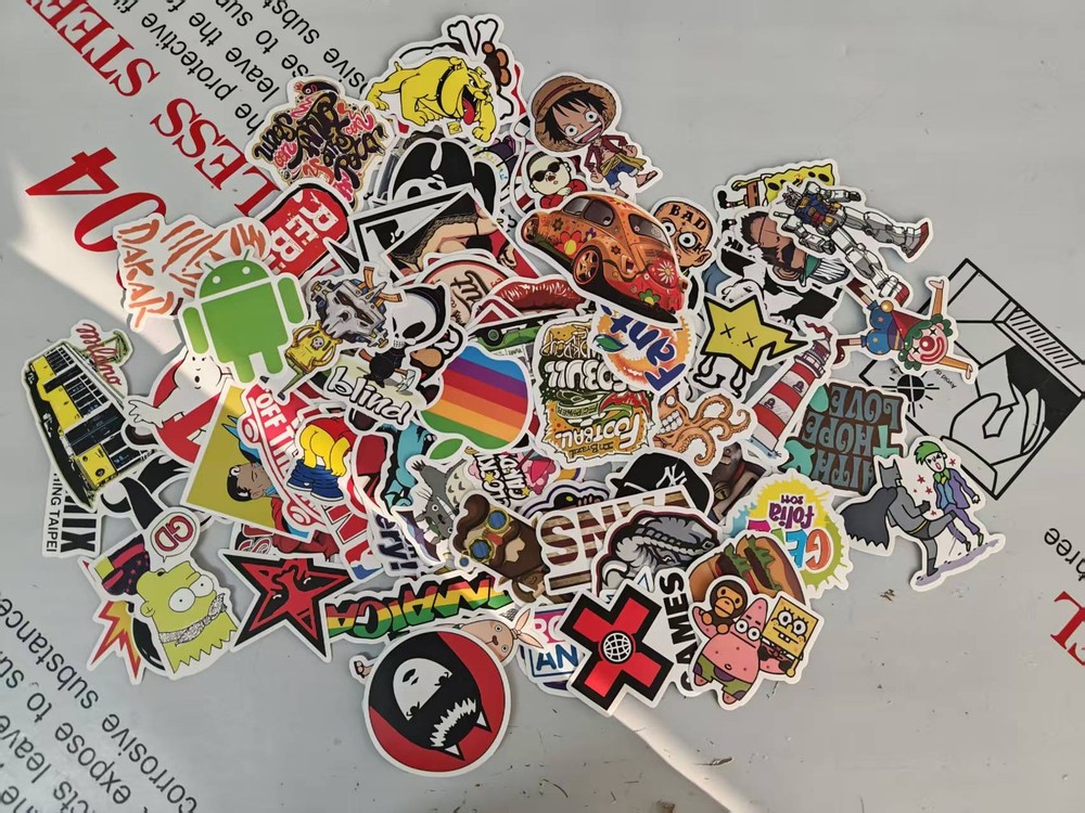 100pcs Skateboard Stickers Bomb Vinyl Laptop waterbottle Luggage Decals Dope US