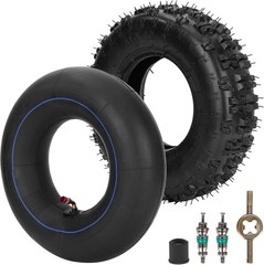 2 Pack 2.50 4 Tire and Inner Tube with TR87 Valve for Wheelchairs Carts
