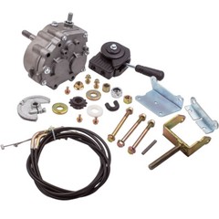 New Go Kart Forward Reverse Gear Box Kit for 2-14HP Engine 4 Stroke Transmission