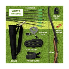 Samick Sage Takedown Recurve Bow and Arrow Set – 62 Inch Complete Ready-to-Us…