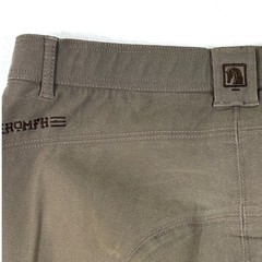 Romfh Drytec Equestrian Breeches Womens 32R Tan Cotton Blend Knee Patch Pants