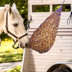 Majestic Ally 2 pcs Slow Feed 42” Hay Net with soft 2″x2″ holes for Horses