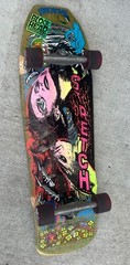 Vintage Blockhead Stretch Skateboard 34” Long