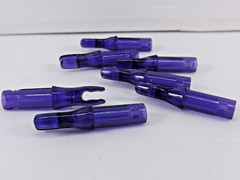Archery Nocks 6.2mm/0.246″ Transparent Dark Purple 50PK DPNKS68