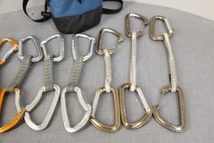 8 Double Climbing Carabiners BLACK DIAMOND CAMP & CHALK BAG