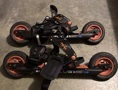 Skike V07 Plus Cross Skates – Off-Road Nordic Skate Skis w/ Pneumatic Tires