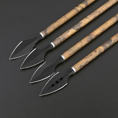 3PCS Archery Hunting Broadheads Arrowheads Screw Points Traditional Bow Crossbow
