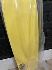 NEW DOGTOWN Jim Red Dog Muir SIGNED 70’s Classic Yellow REISSUE Skateboard DECK