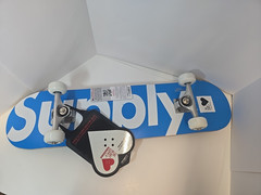 The Heart Supply Skateboard Bright Blue 54mm Wheels 7-Ply Maple Deck Ages 8+