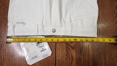 Pikeur, New, Landy Hunter knee patch breeches, white, 30, $300