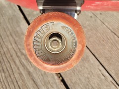 Vintage Santa Cruz Skateboards Everslick Independent Trucks Bullet 60mm 97A Good