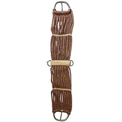 New Old Stock Brown Mohair Wool Cinch 28 inches with Stainless Steel Hardware