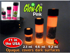 Glow-On HOT PINK Glow Paint For Gun Sights, Fishing Lures, Lg 9.2ml Vial, Bright