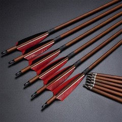 60″ Takedown Recurve Bow 30-60LB Right Hand Wooden Riser Traditional Hunting Bow