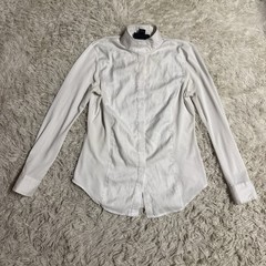 Women’s Size 34 White Ariat Long Sleeve Horseback Riding Show Shirt