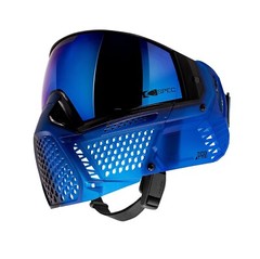 NEW CRBN Carbon Pro Fade Indigo Paintball Airsoft Goggle More Coverage