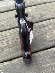 Vintage crosman mark I .22 cal co2 pellet air pistol /works great