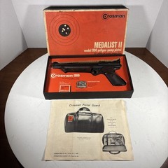 Crosman Medalist II Model 1300 .22 Cal Vintage Pellet Pump Pistol W/ Box