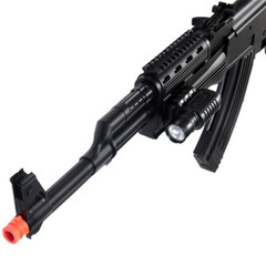 UKARMS P48 Spring Power Tactical Airsoft Rifle w/ Rail System & LED Flashlight