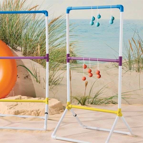 EMBARK PLASTIC LADDERBALL – OUTDOOR LAWN TOSS GAME, AGES 6+, 9 PIECE SET