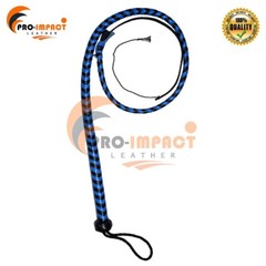 Real Leather Heavy Duty 04 Feet 12 Plaits Braided Whip Handmade Snake Bullwhip