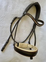 STUNNING Otto Schumacher #2 Full Horse Comfort Crown BRIDLE~Swarovski Crystal