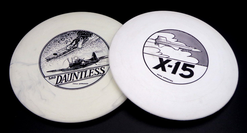 Rare Lightning X-15A 1st Run 1987 + SBD Dauntless 1992 New Pair OOP Disc Golf