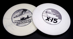 Rare Lightning X-15A 1st Run 1987 + SBD Dauntless 1992 New Pair OOP Disc Golf