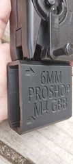 Golden Eagle / 6mmProShop M4 Airsoft GBBR Odin Speedloader Adapter (Black)