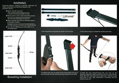 30/40LBS Takedown Recurve Bow Set Archery Arrows Target Right Hand Hunting Bow