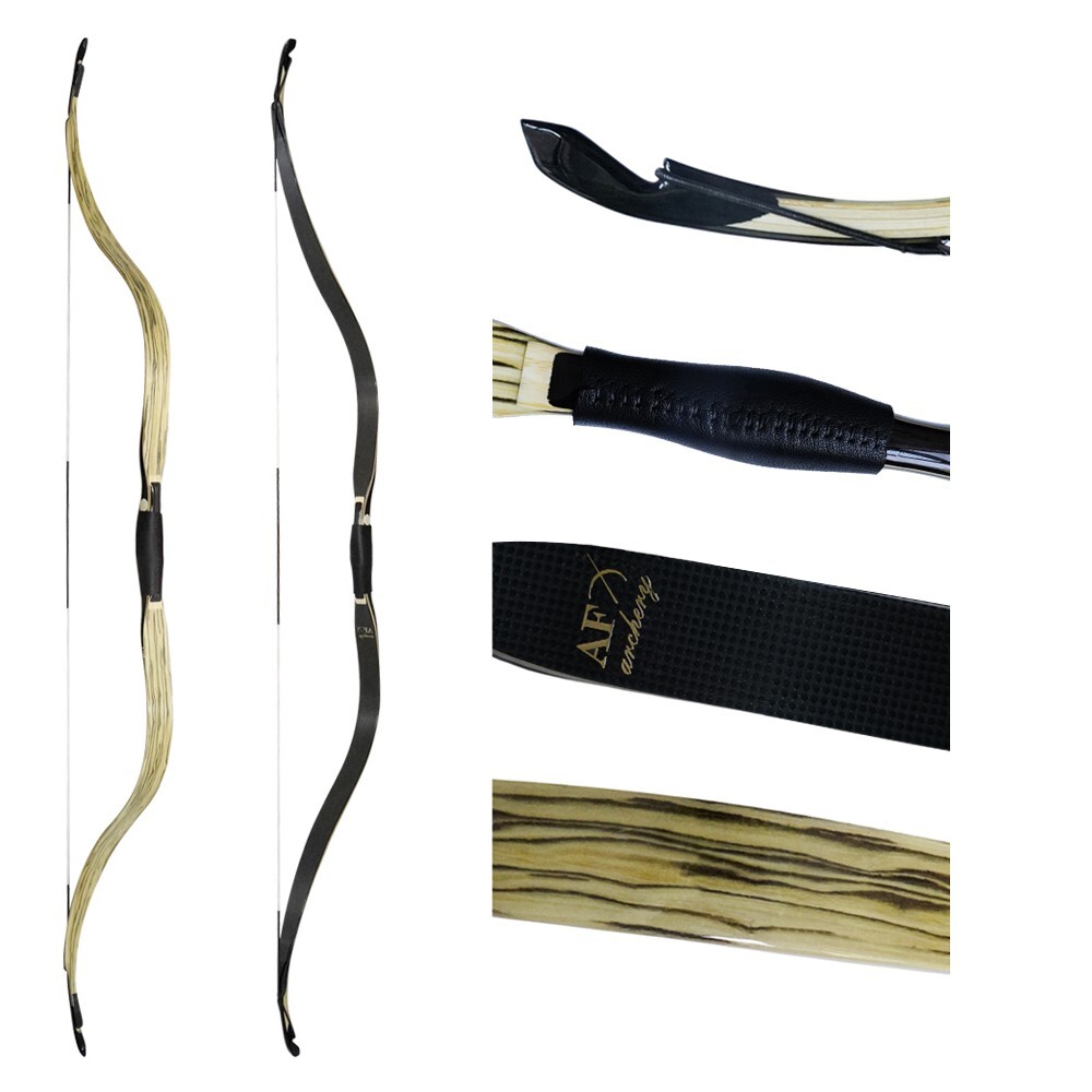 New Arrival 60» Archery SiCai Traditional Recurve Bow 3K Carbon Competition Bow