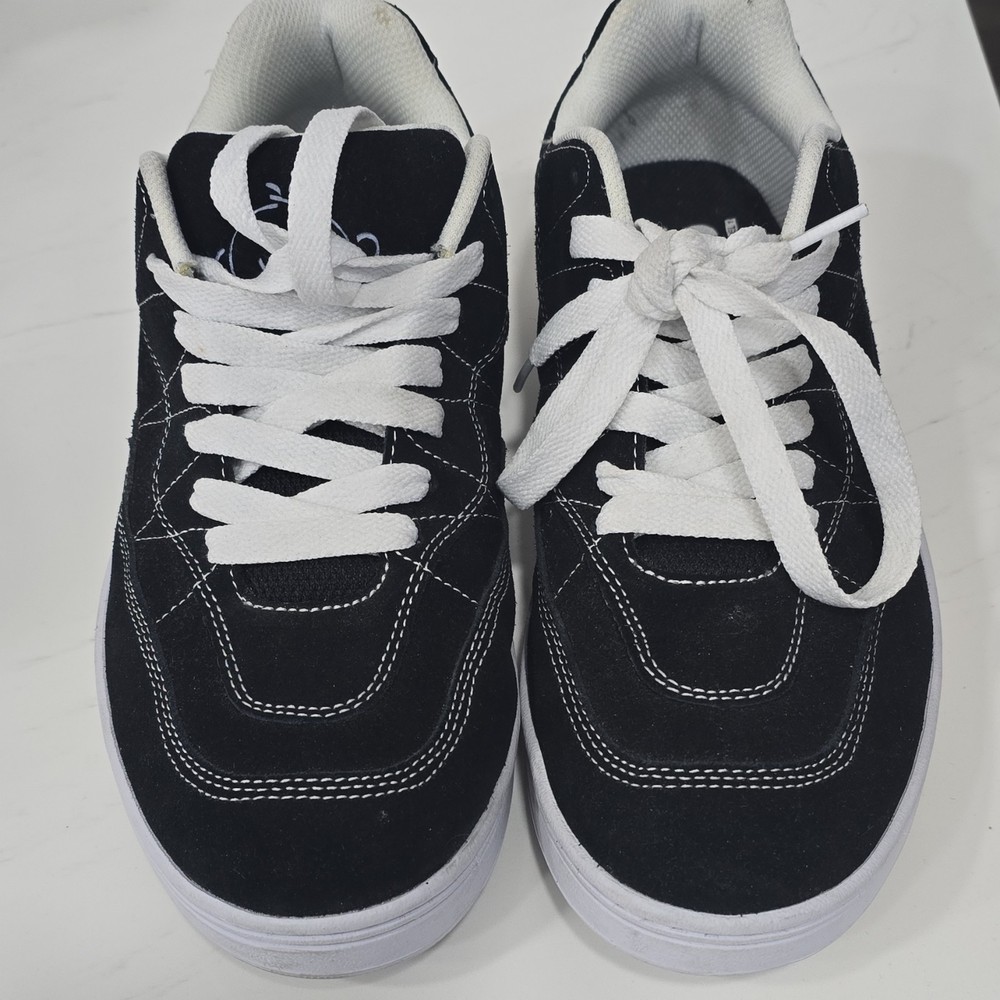 Etnies Snake Skateboarding Shoes Black/White Men’s US 9 Medium (D, M)