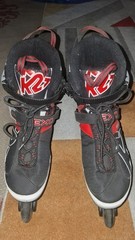 K2 Exo Tech Men’s Inline Skates Size 12 Rollerblades 80mm ABEC 5 (Excellent)