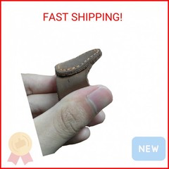 Nachvorn Soft Leather Thumb Ring Archery Finger Protector for Mongolian Reurve B
