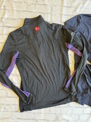 Lot Of 2 Kastel Women’s 1/4 Zip Sun Shirts Medium Equestrian Riding Top