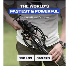 BALLISTA BAT Reverse Draw Compound Crossbow 340fps/150lbs/3lbs