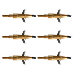 12Pcs Yellow Swhacker Broadhead 100Gr 1.75″ Cut Arrow Tips Compound Bow Crossbow