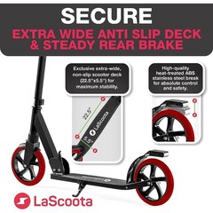 Kick Scooter for Adults & Teens for Youth 12 Years and Up and Men & Women L…