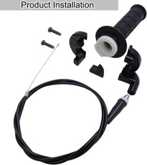 NEW 7/8″ Twist Throttle Grip Cable Kit for 50cc-250cc Dirt Bike ATV Mini Bike