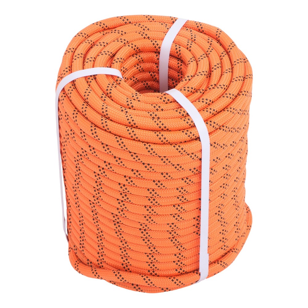 5174 Pounds Orange Black1/2 in ×220′ 48 Stranded Braided Rope Breaking Strength